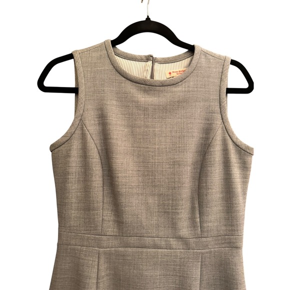 Brooks Brothers Gray Pencil Business Stripped-Lining Wool Blend Dress Sz 2 - Picture 3 of 15